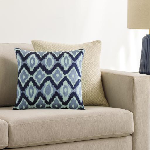 Surya Ikat Luxe IKL-001 18"H x 18"W Pillow Kit