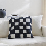 Surya Jacinta JAT-005 Black White 18"H x 18"W Pillow Kit
