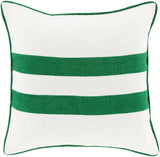 Surya Linen Stripe LS-006 18"H x 18"W Pillow Kit
