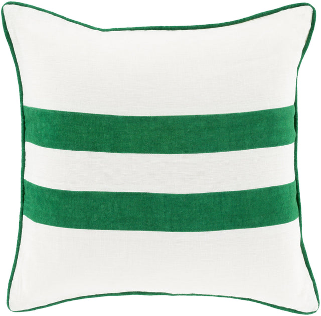 Surya Linen Stripe LS-006 18"H x 18"W Pillow Kit