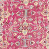Surya Mandana MDN-004 Bright Yellow Burgundy 14"H x 22"W Pillow Kit