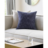 Surya Margay MGY-003 Ink Blue White 20"H x 20"W Pillow Kit