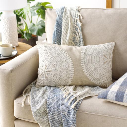 Surya Maricopa MCP-001 Beige Cream 20"H x 20"W Pillow Kit