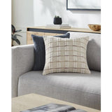 Surya Rochester RCH-001 Brown Light Beige 20"H x 20"W Pillow Kit
