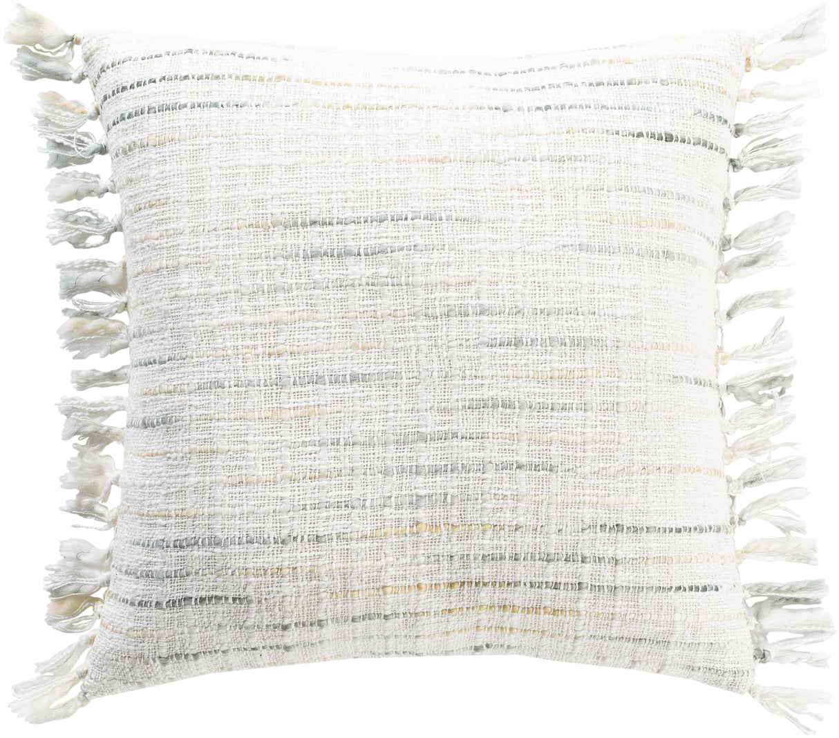 Surya Saugatuck SGK-001 Cream Deep Teal 20"H x 20"W Pillow Kit