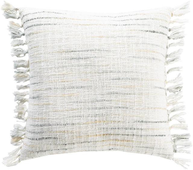 Surya Saugatuck SGK-001 Cream Deep Teal 20"H x 20"W Pillow Kit