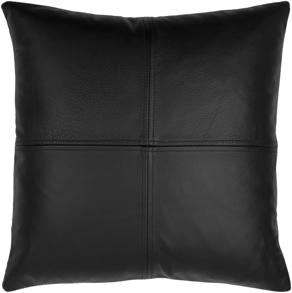 Surya Sheffield SFD-006 Black 20"H x 20"W Pillow Kit