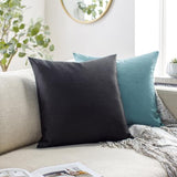 Surya Solid Luxe HH-037 22"H x 22"W Pillow Kit