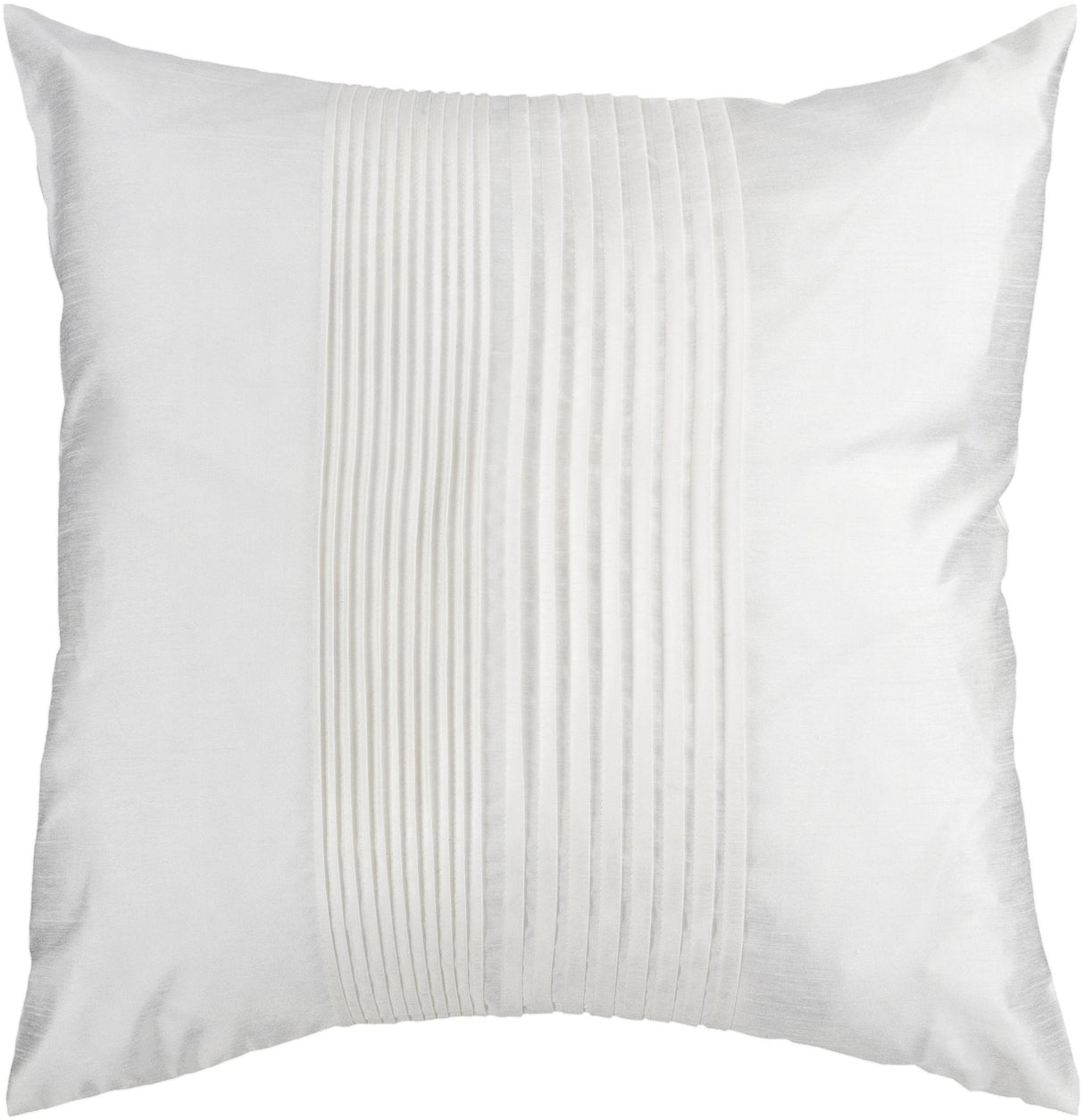 Surya Solid Pleated HH-017 22"H x 22"W Pillow Kit