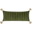 Surya Velvet Kantha VKH-002 13"H x 36"W Pillow Kit