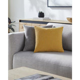 Surya Waffle WFL-005 22"H x 22"W Pillow Kit