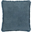 Surya Washed Cotton Velvet WCV-002 18"H x 18"W Pillow Kit