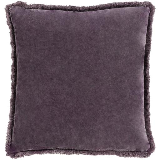 Surya Washed Cotton Velvet WCV-006 18"H x 18"W Pillow Kit
