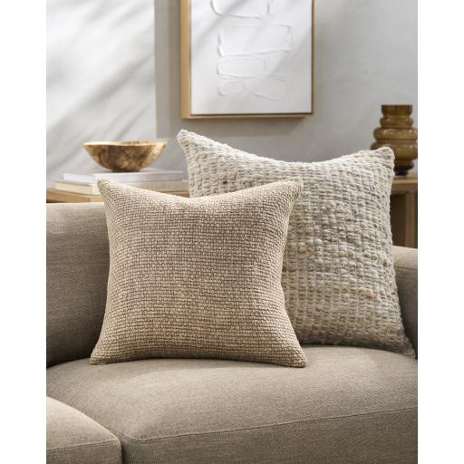 Surya Washed Texture WTE-003 18"H x 18"W Pillow Kit