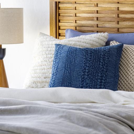 Surya Washed Waffle WWA-001 20"H x 20"W Pillow Kit