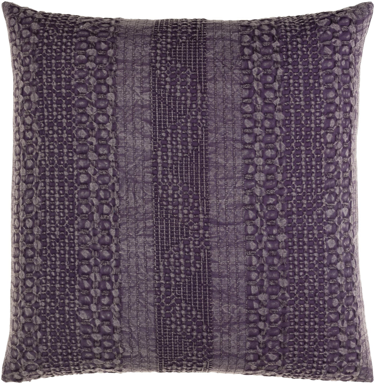 Surya Washed Waffle WWA-003 20"H x 20"W Pillow Kit