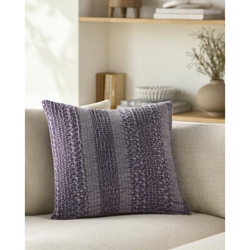 Surya Washed Waffle WWA-003 20"H x 20"W Pillow Kit