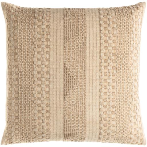 Surya Washed Waffle WWA-004 20"H x 20"W Pillow Kit