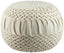 Surya Alana AAPF-001 14"H x 18"W x 18"D Pouf