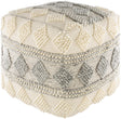 Surya Anders ARPF-006 18"H x 18"W x 18"D Pouf