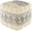 Surya Anders ARPF-006 18"H x 18"W x 18"D Pouf