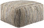 Surya Anthracite ATPF-001 13"H x 24"W x 24"D Pouf