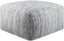 Surya Anthracite ATPF-002 13"H x 24"W x 24"D Pouf