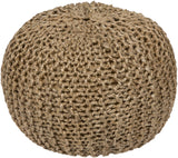 Surya Bermuda BRPF-001 14"H x 20"W x 20"D Pouf