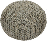 Surya Bermuda BRPF-003 14"H x 20"W x 20"D Pouf