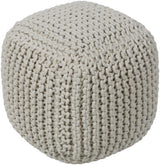 Surya Braga BGPF-001 16"H x 16"W x 16"D Pouf