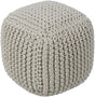 Surya Braga BGPF-001 16"H x 16"W x 16"D Pouf