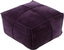 Surya Cotton Velvet CVPF-006 13"H x 24"W x 24"D Pouf