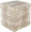 Surya Dalen DAPF-001 18"H x 18"W x 18"D Pouf