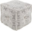 Surya Daveed DVPF-001 16"H x 16"W x 16"D Pouf