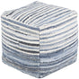 Surya Denim DNPF-001 16"H x 16"W x 16"D Pouf