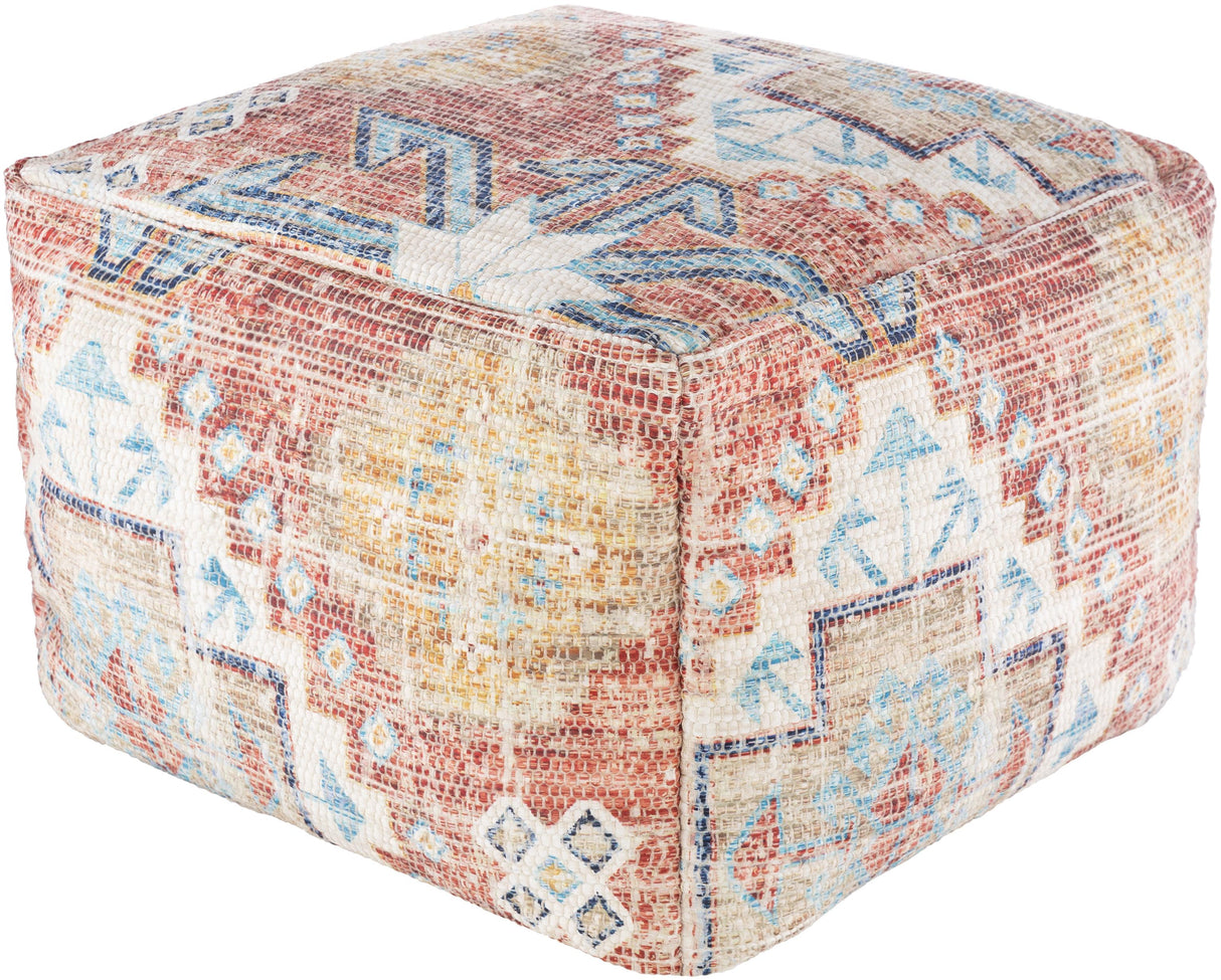Surya Devonshire DSPF-002 14"H x 20"W x 20"D Pouf