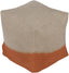 Surya Dip Dyed DDPF-007 18"H x 18"W x 18"D Pouf