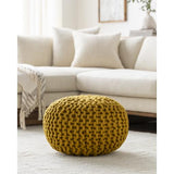 Surya Fargo FGPF-006 14"H x 20"W x 20"D Pouf