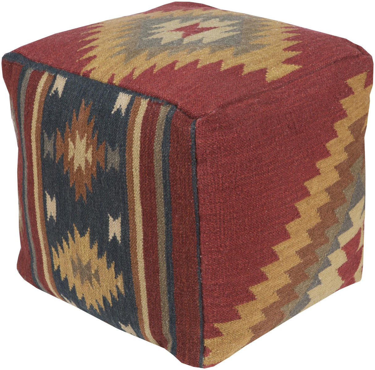 Surya Frontier POUF-16 18"H x 18"W x 18"D Pouf