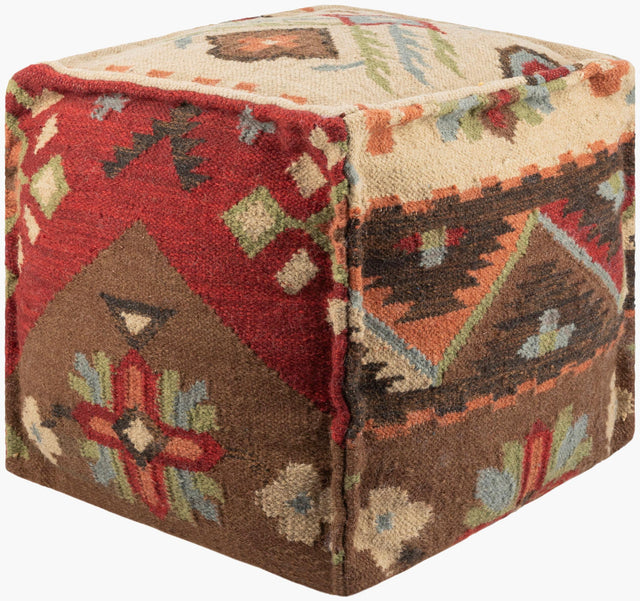 Livabliss Frontier POUF-17 18"H x 18"W x 18"D Pouf