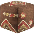 Surya Frontier POUF-19 18"H x 18"W x 18"D Pouf