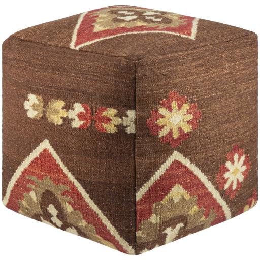 Surya Frontier POUF-19 18"H x 18"W x 18"D Pouf