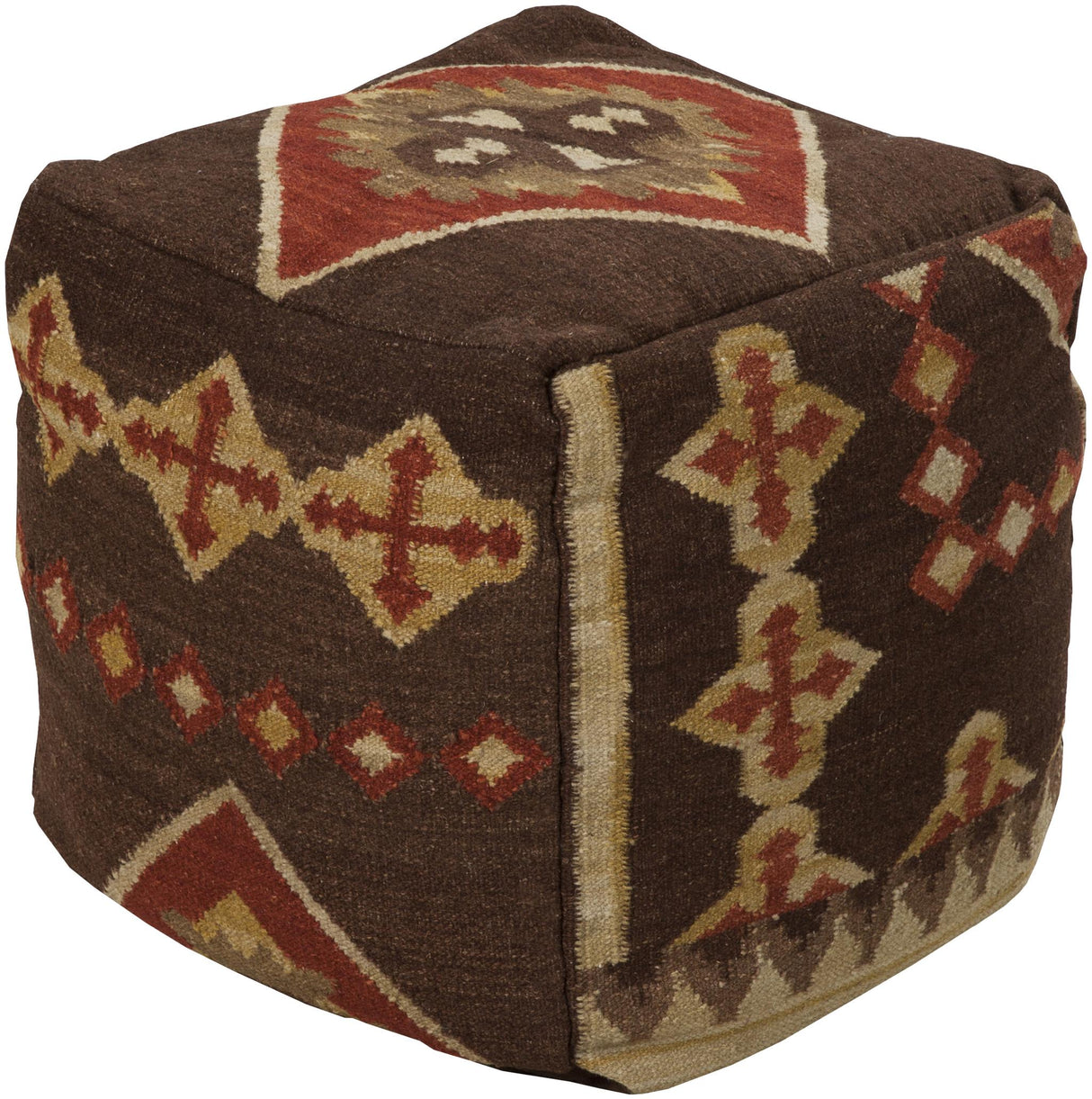 Surya Frontier POUF-19 18"H x 18"W x 18"D Pouf