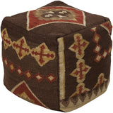 Surya Frontier POUF-19 18"H x 18"W x 18"D Pouf