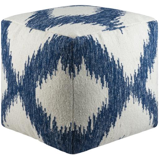 Surya Frontier POUF-236 18"H x 18"W x 18"D Pouf