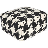 Surya Frontier POUF-173 18"H x 18"W x 18"D Pouf