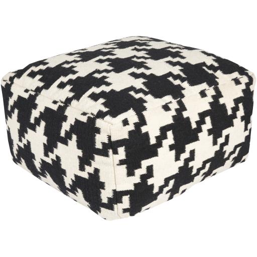 Surya Frontier POUF-173 18"H x 18"W x 18"D Pouf