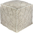 Surya Hygge HGPF-002 18"H x 18"W x 18"D Pouf