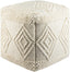 Surya Hygge HGPF-004 18"H x 18"W x 18"D Pouf