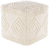 Surya Hygge HGPF-004 18"H x 18"W x 18"D Pouf